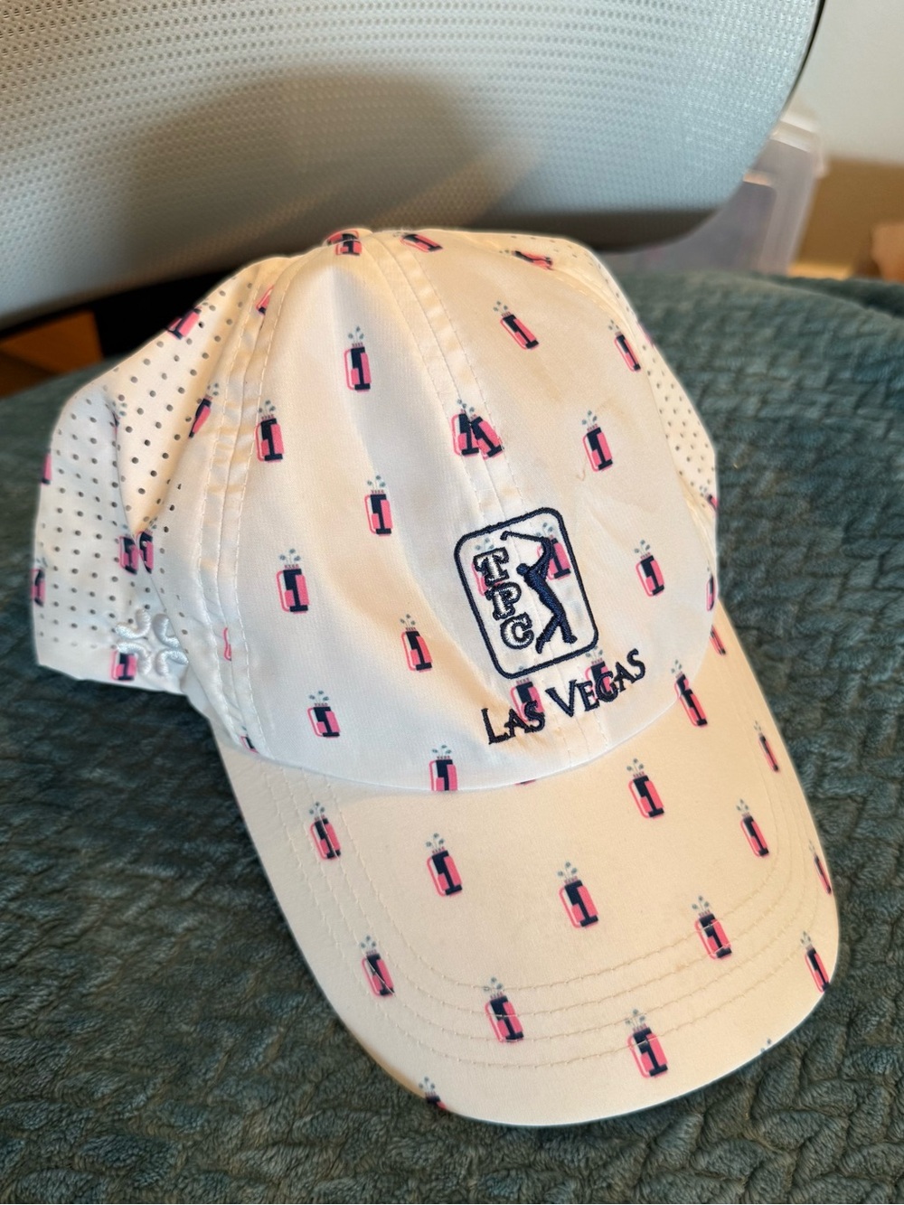 TPC Las Vegas White & Pink Golf Hat